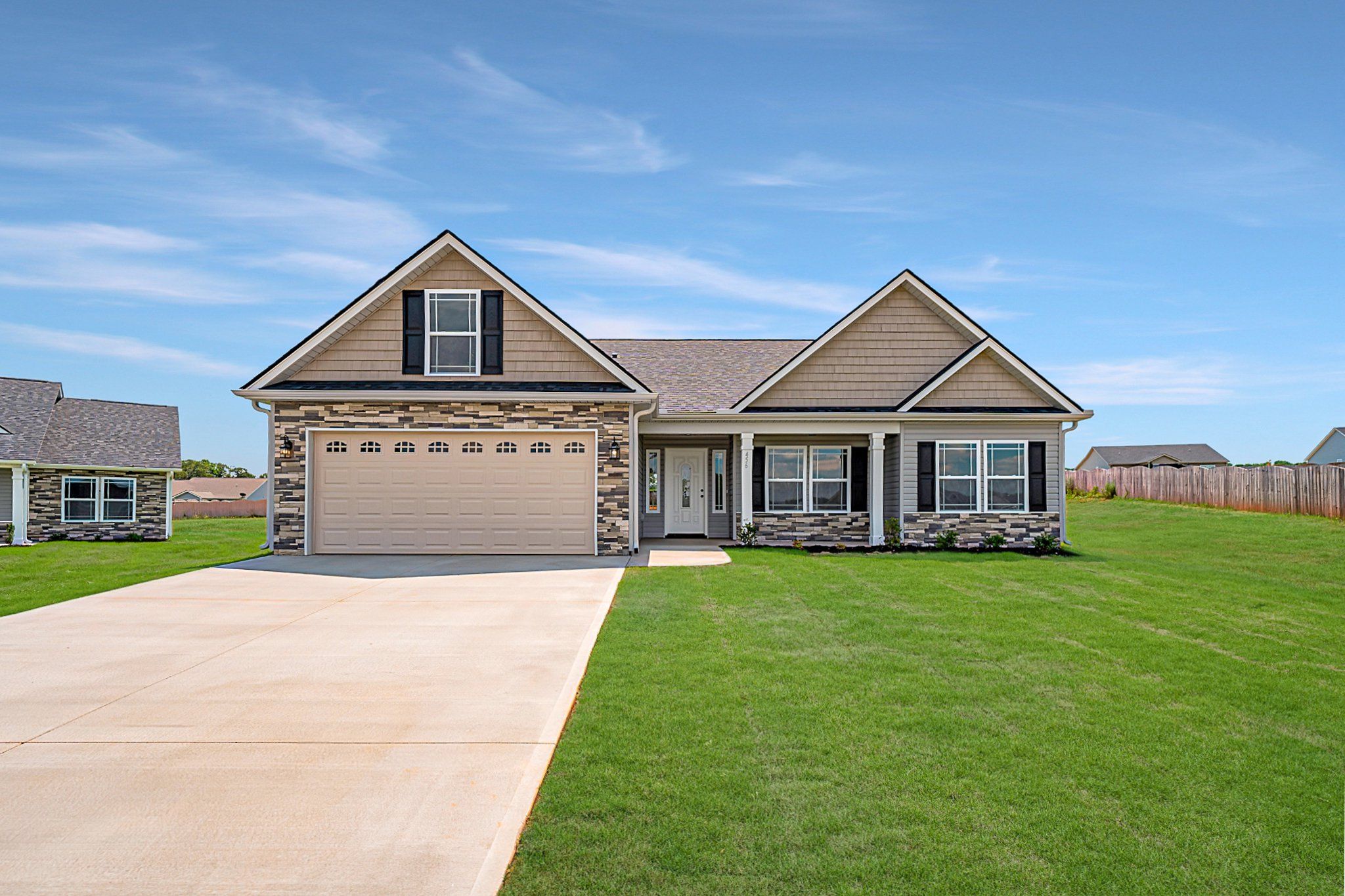 Front exterior of a home in the Beason Pointe community, located in Chesnee, SC (Image 1). Front exterior of a home in the Beason Pointe community, located in Chesnee, SC (Image 1).