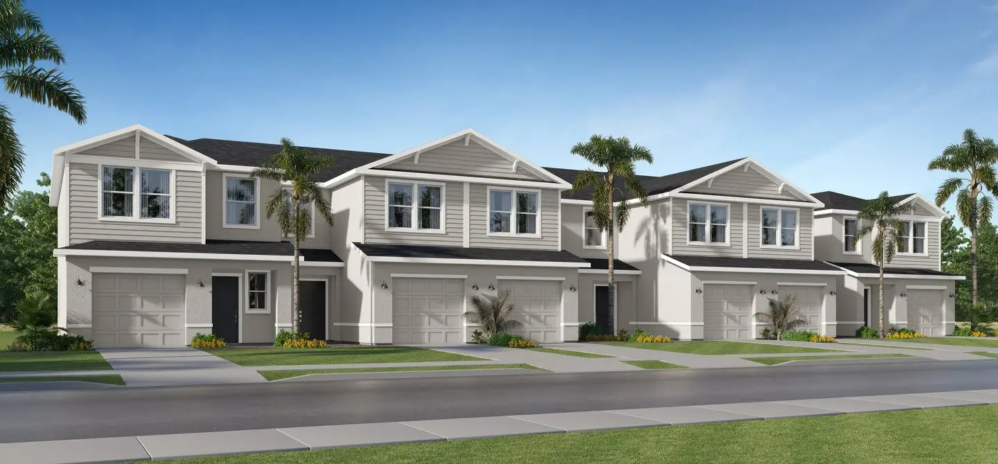 Florida Core 20 Townhomes Streetscape 6unit TH A6