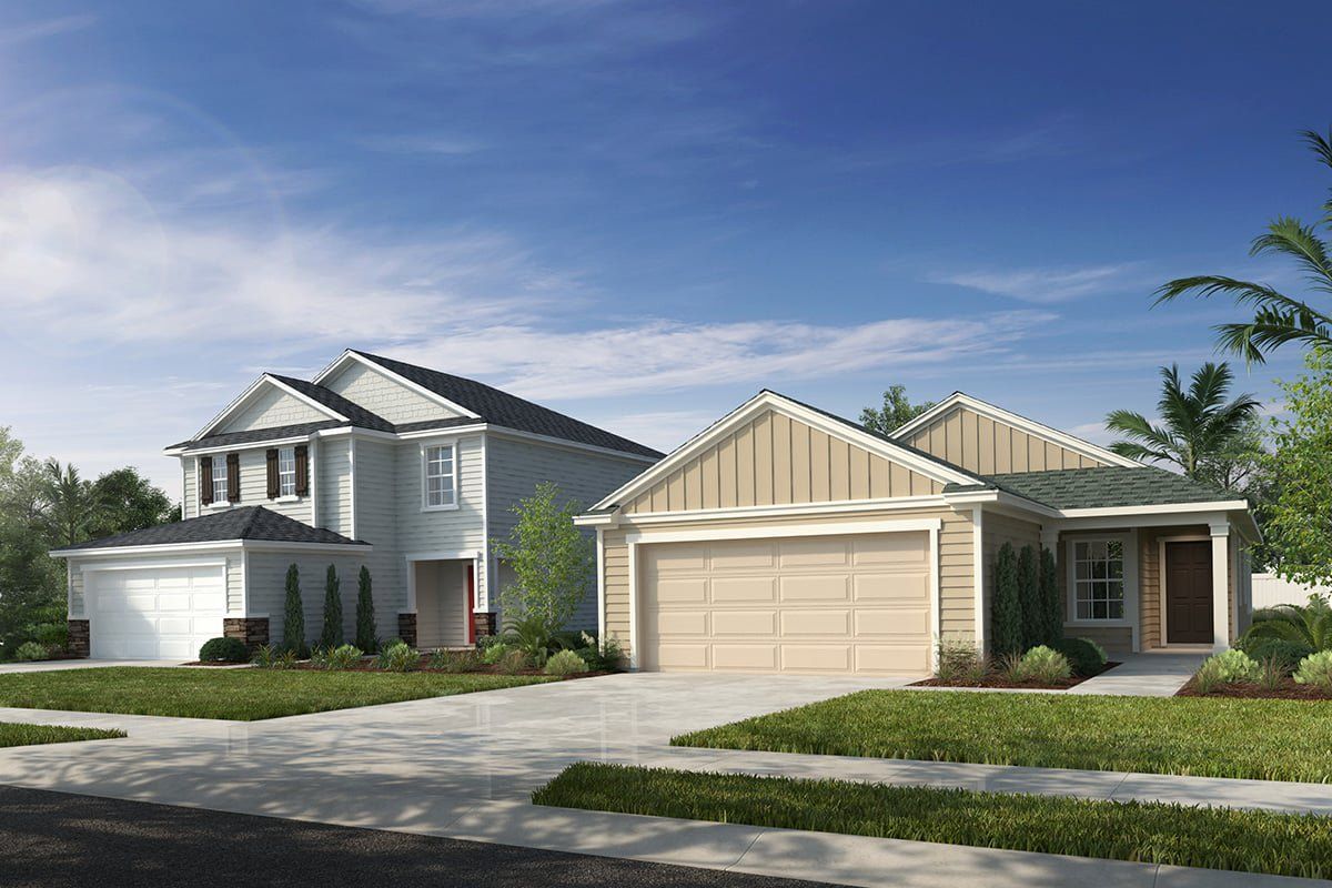 Front exterior of a home in the Seaton Hollow community, located in Jacksonville, FL (Image 1).