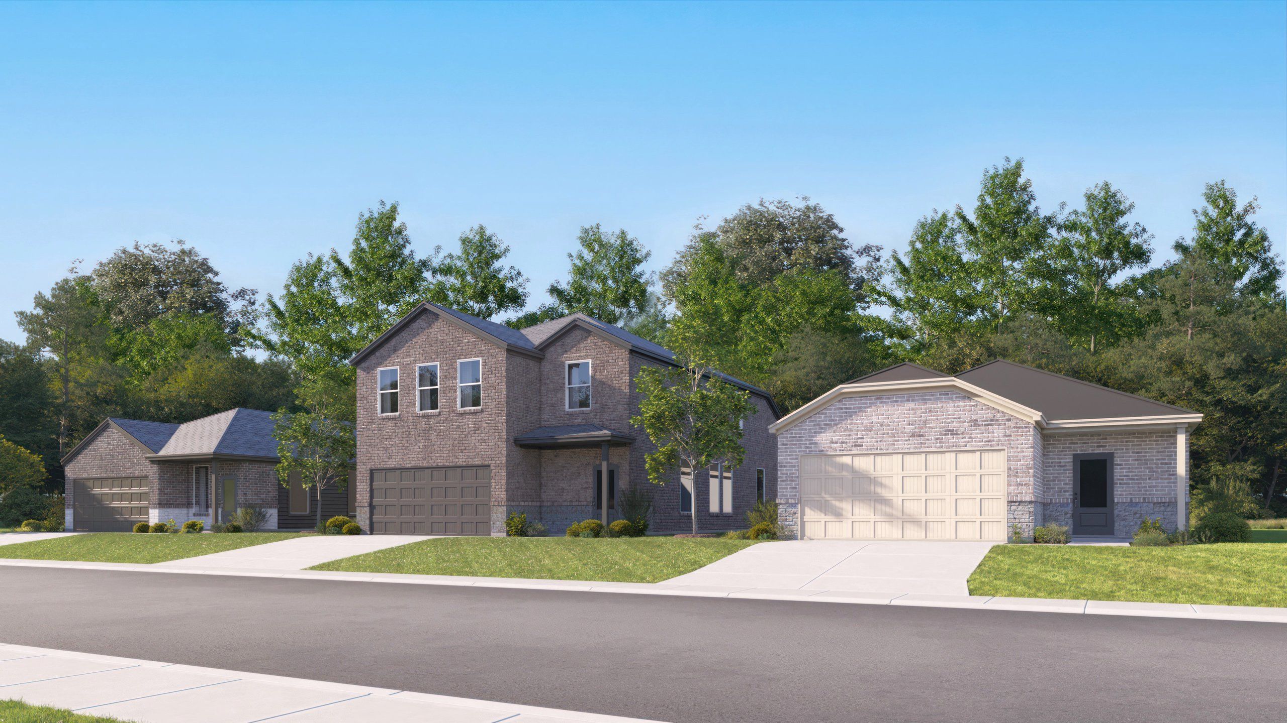Grove Core Eventide Streetscape Grove Core Eventide Streetscape