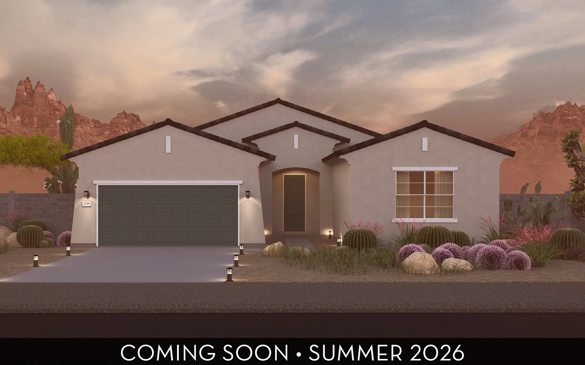 Front exterior of a home in the Northpointe at Vistancia community, located in Peoria, AZ (Image 1).