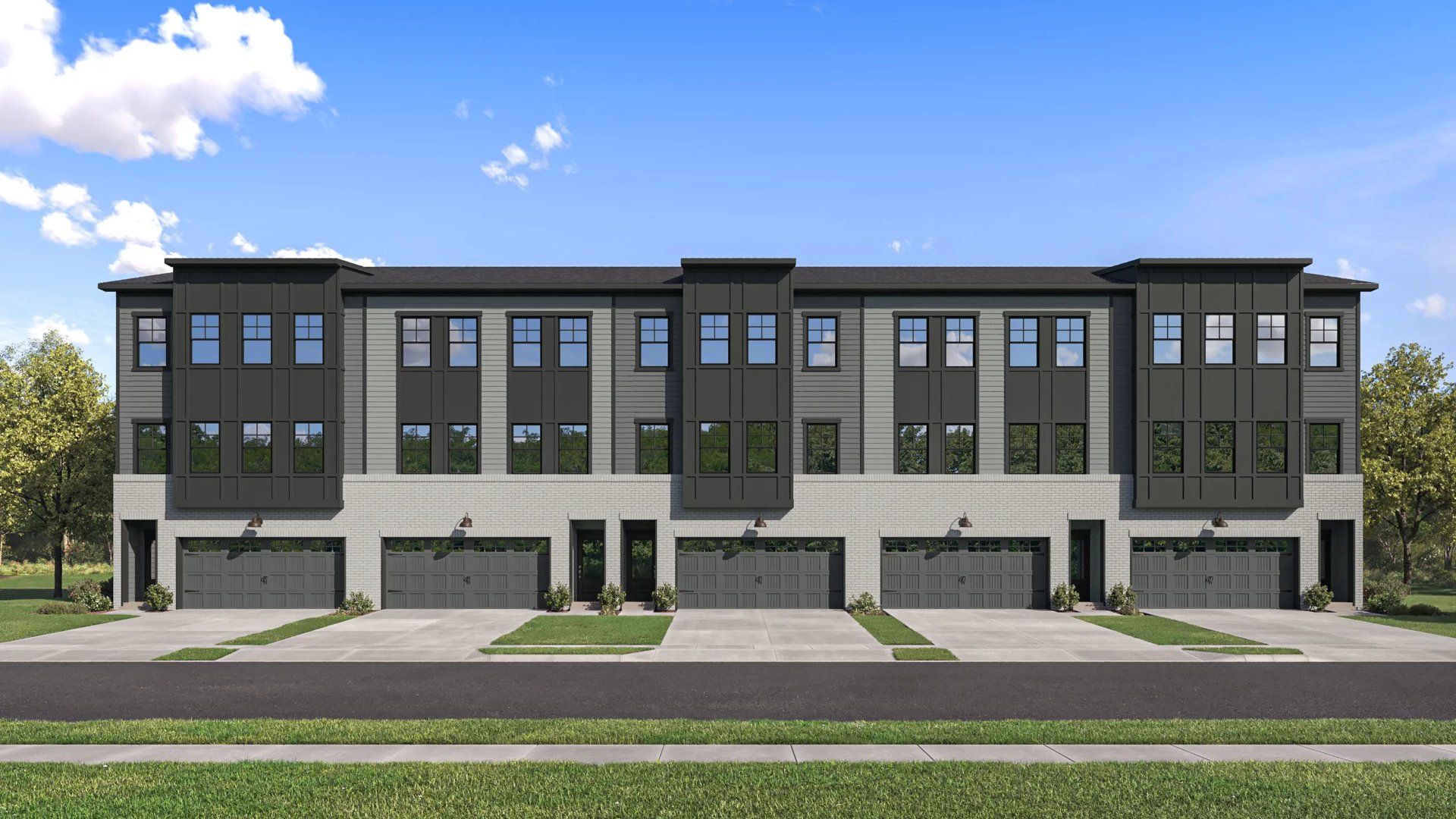 Condo located in Townes at Mid Pines, Raleigh, highlighting architectural design (Image 1). Condo located in Townes at Mid Pines, Raleigh, highlighting architectural design (Image 1).