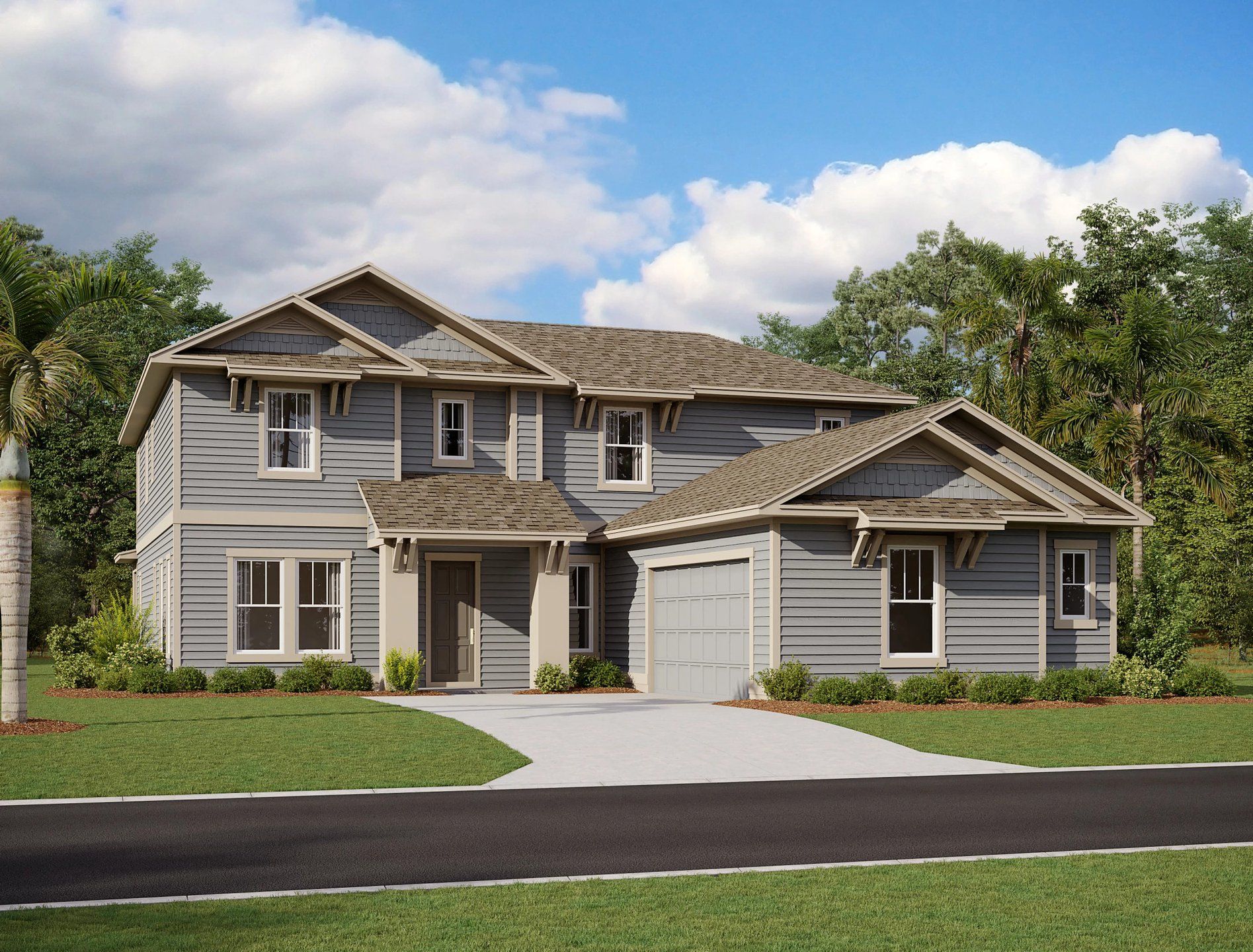 Front exterior of a home in the Northlake Estate community, located in Winter Garden, FL (Image 1). Front exterior of a home in the Northlake Estate community, located in Winter Garden, FL (Image 1).