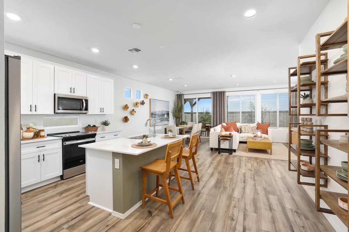 Furnished interior in a model home at Sonoran Collection at North Copper Canyon in Surprise (Image 1). Furnished interior in a model home at Sonoran Collection at North Copper Canyon in Surprise (Image 1).