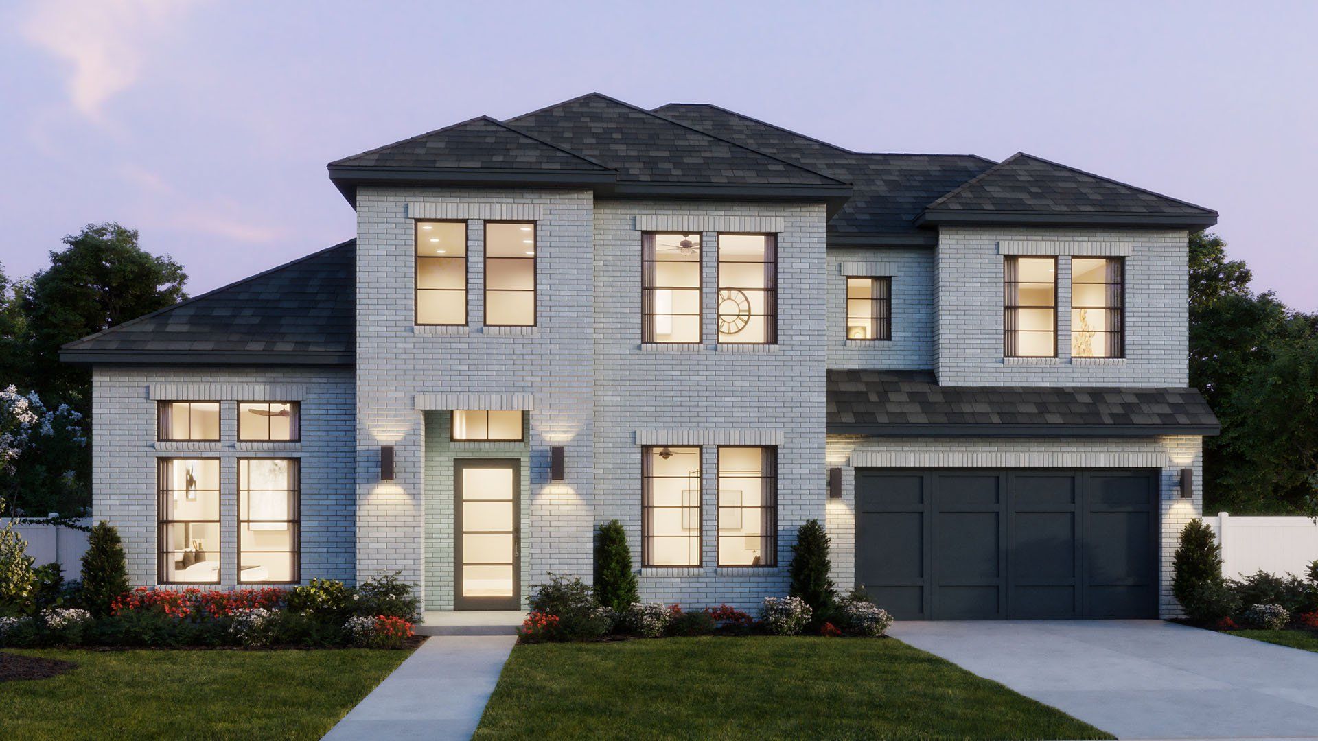 Front exterior of a home in the Prosper Ridge community, located in Celina, TX (Image 1).