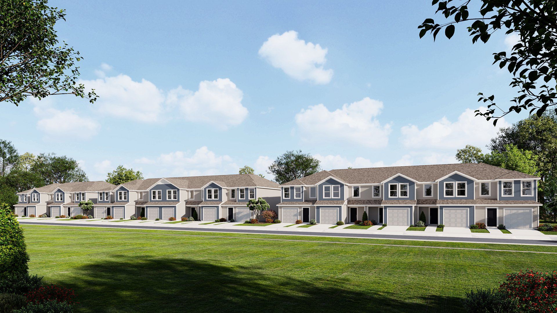 Grandview Townhomes Streetscape Elevation B Grandview Townhomes Streetscape Elevation B