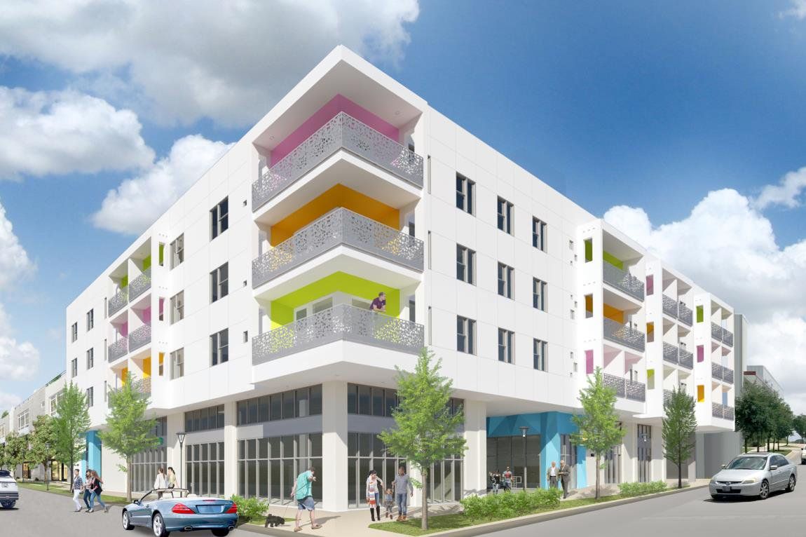 Architectural rendering of home exteriors planned for IRIS at Mueller in Austin, TX (Image 1). Architectural rendering of home exteriors planned for IRIS at Mueller in Austin, TX (Image 1).