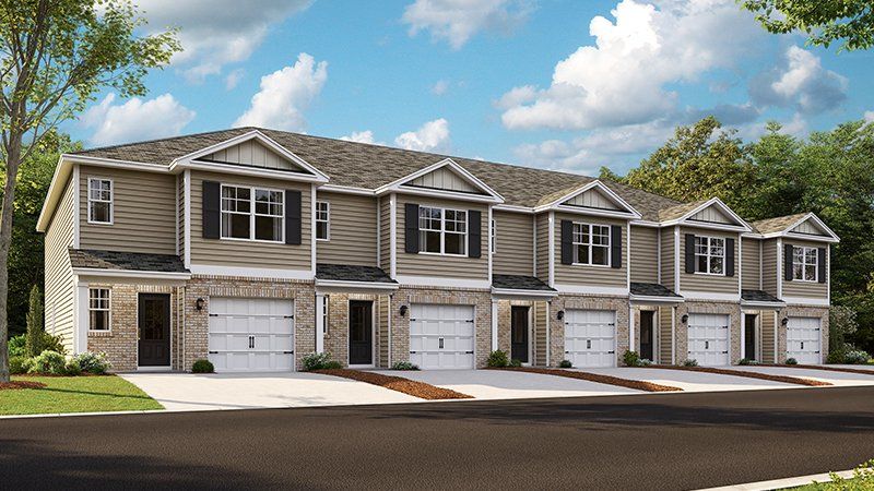 Front exterior of a home in the Wesley Creek community, located in Maryville, TN (Image 1).