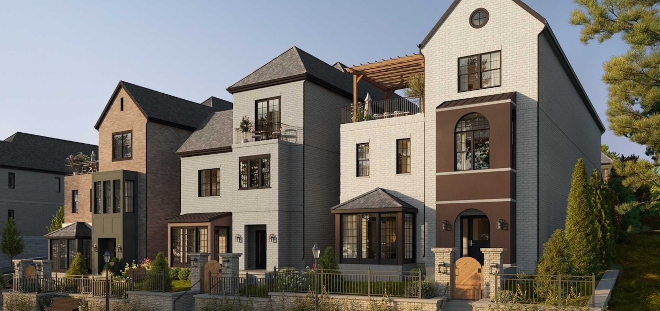 Front exterior of a home in the Ronara community, located in Alpharetta, GA (Image 1).