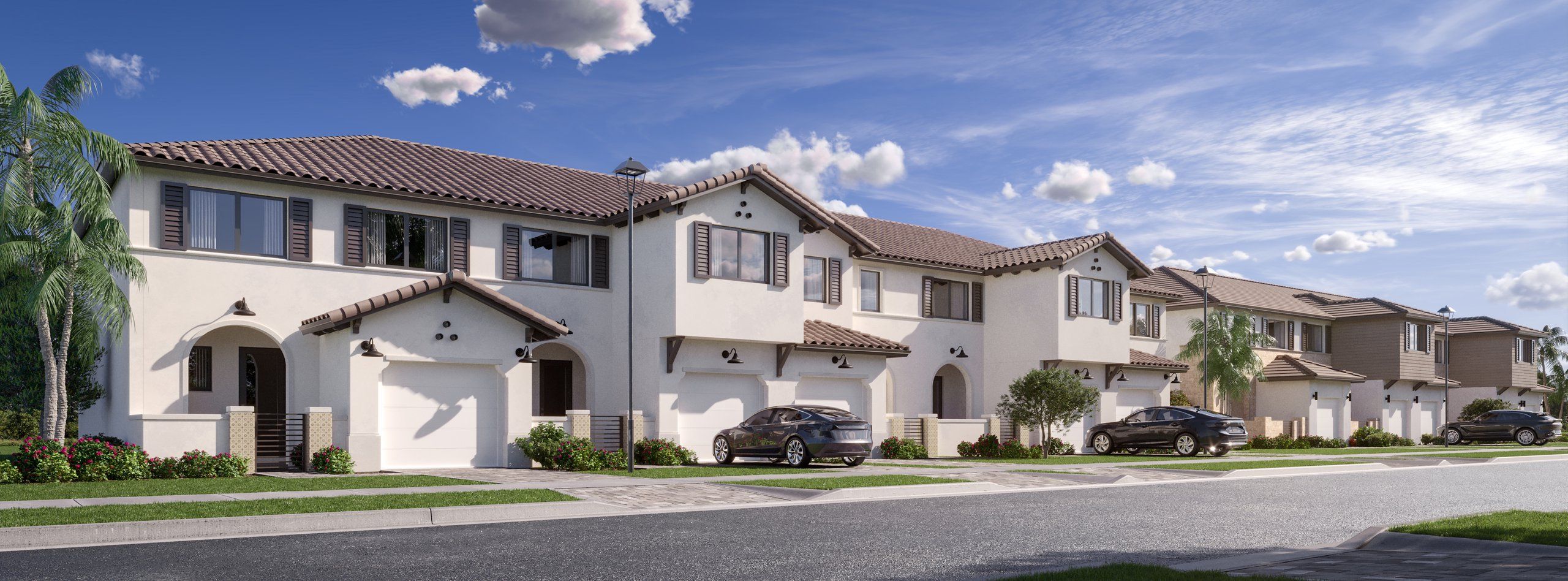 Lusso Solterra Streetscape Lusso Solterra Streetscape