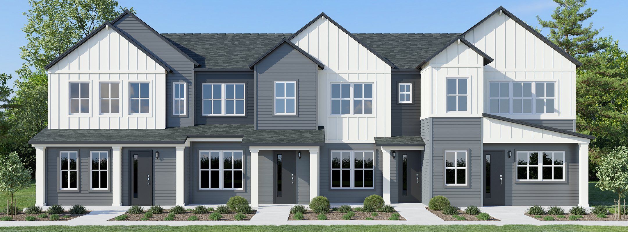 Parkside Tanterra 4 Plex Contemporary Farmhouse C F4 Parkside Tanterra 4 Plex Contemporary Farmhouse C F4