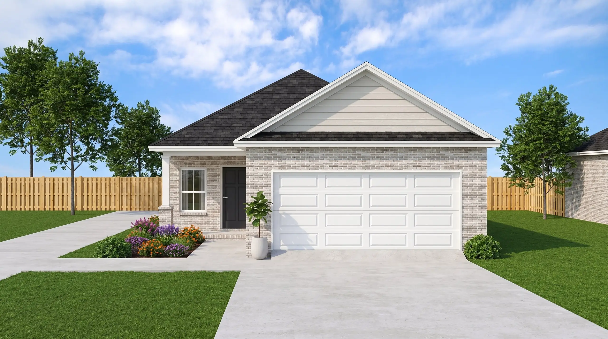 Front exterior of a home in the Longview Estates community, located in Crestview, FL (Image 1). Front exterior of a home in the Longview Estates community, located in Crestview, FL (Image 1).