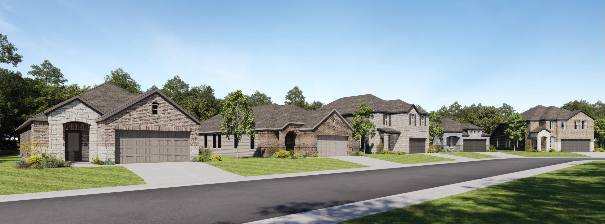 Grove Core Eventide 1 Side Brick Streetscape Grove Core Eventide 1 Side Brick Streetscape