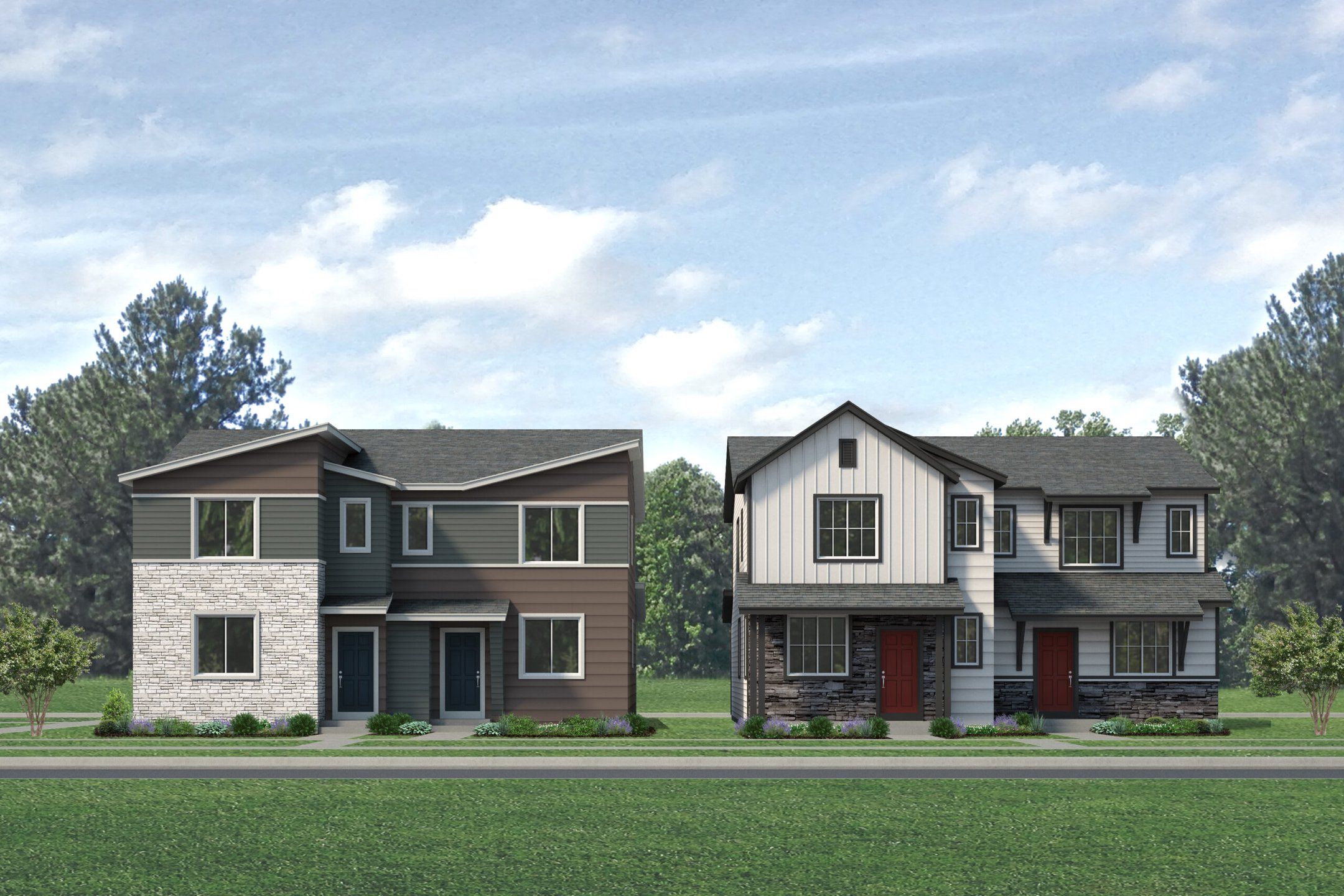 Front exterior of a home in the Spring Valley community, located in Longmont, CO (Image 1). Front exterior of a home in the Spring Valley community, located in Longmont, CO (Image 1).