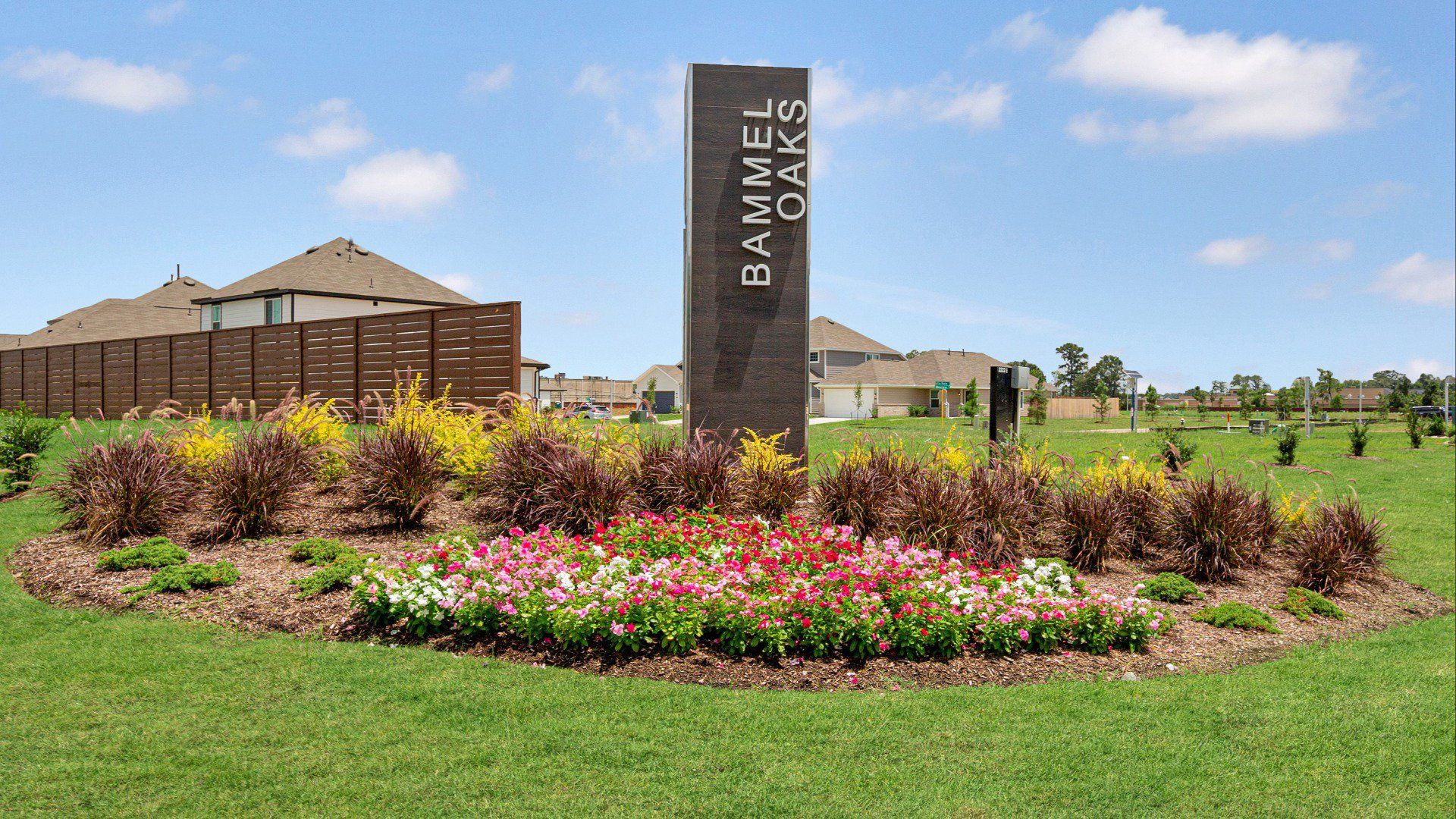 Bammel Oaks Community Monument Sign Bammel Oaks Community Monument Sign