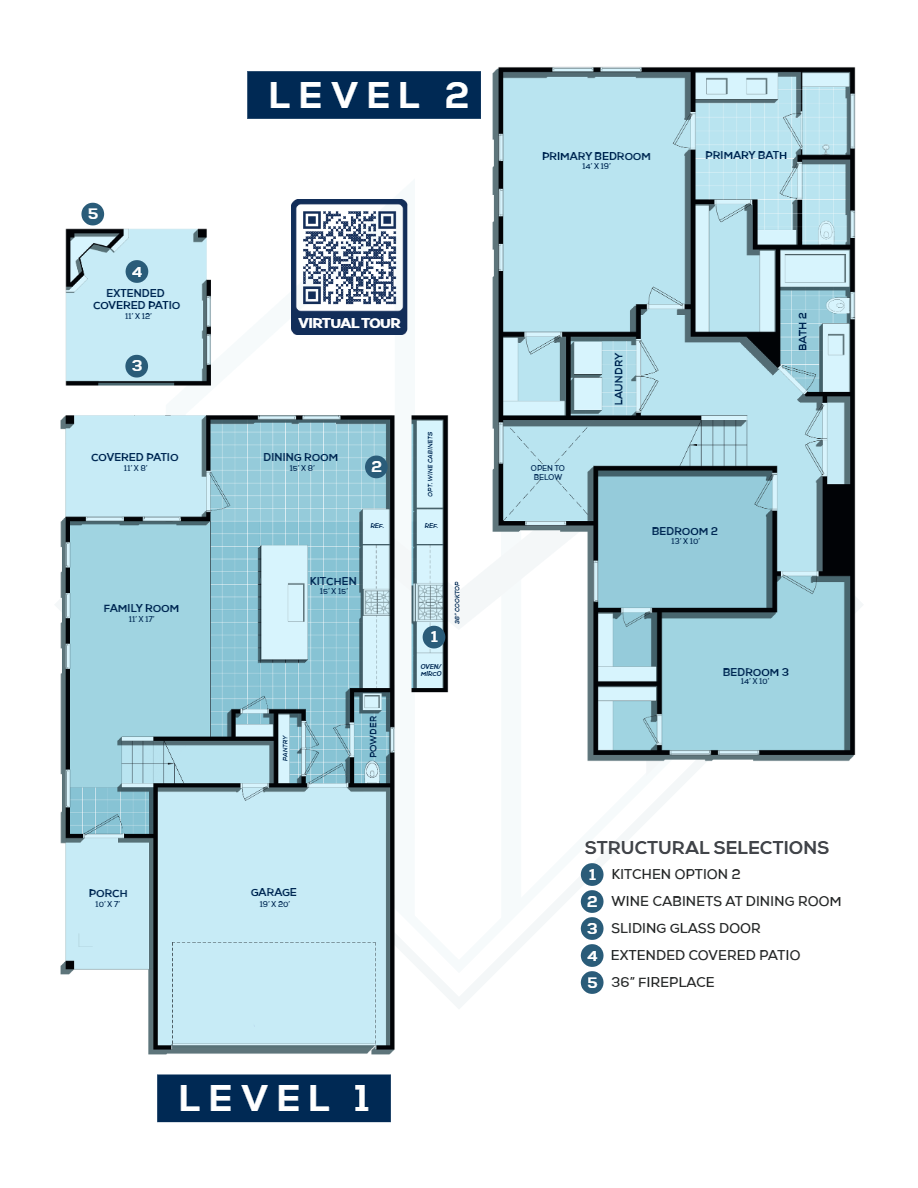 2D floor plan layout for the Clark by MidCity Homes in Southstone, Austin, TX (Image 1). 2D floor plan layout for the Clark by MidCity Homes in Southstone, Austin, TX (Image 1).