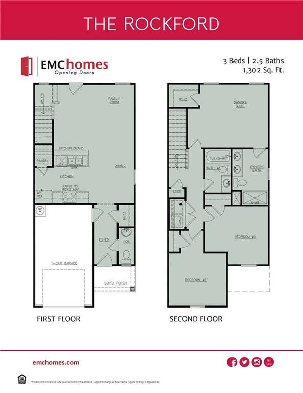 2D floor plan layout of this home in , Cartersville, GA (Image 1). 2D floor plan layout of this home in , Cartersville, GA (Image 1).