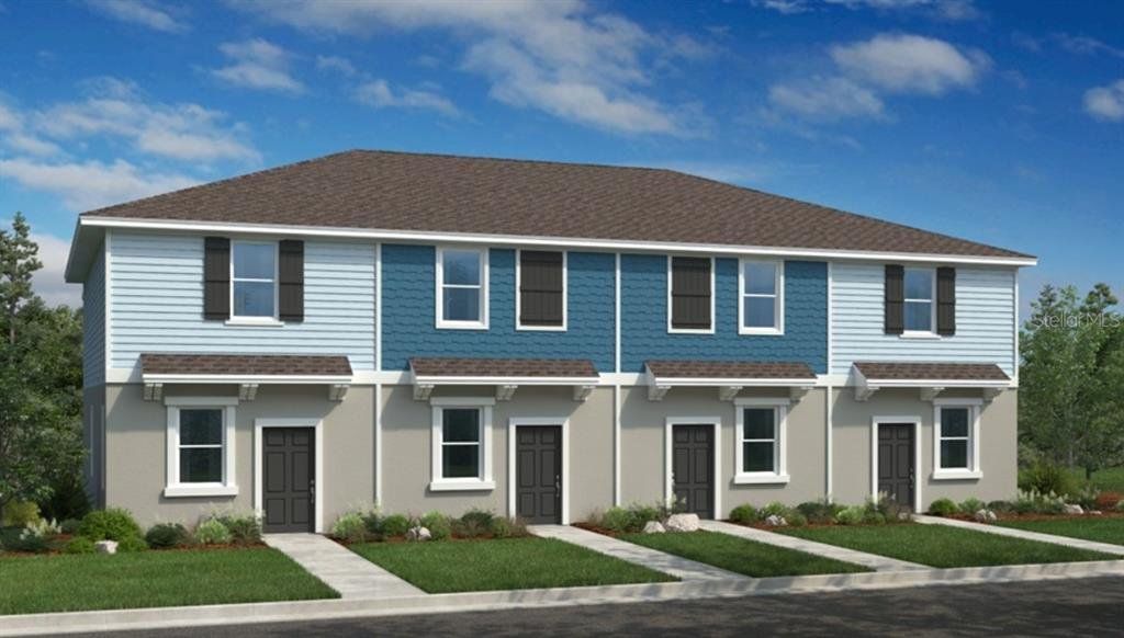Front exterior of a new home in Southloch, Mount Dora, FL, highlighting curb appeal (Image 1). Front exterior of a new home in Southloch, Mount Dora, FL, highlighting curb appeal (Image 1).