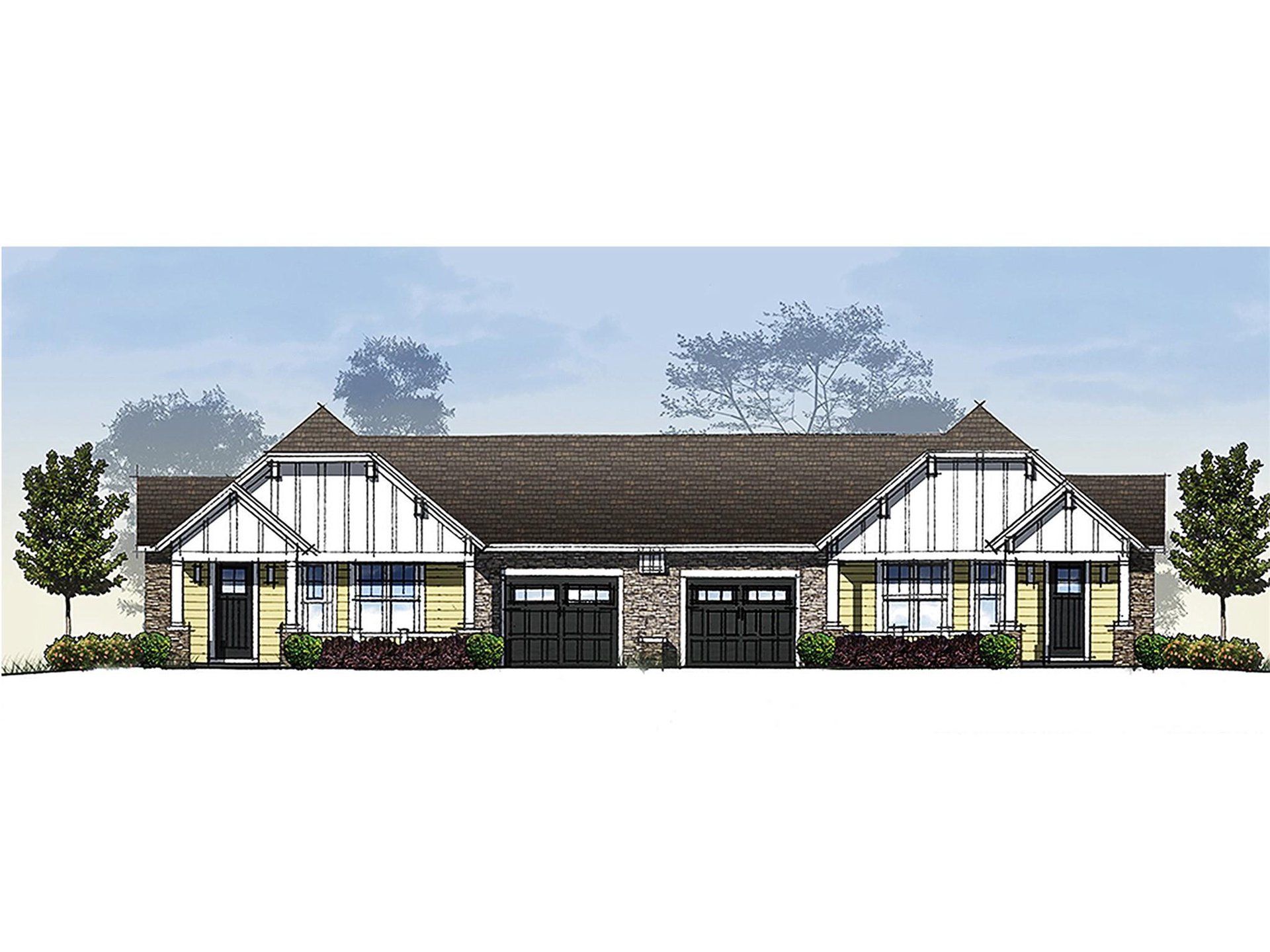 Exterior rendering of this home design in , Laurel Park, NC (Image 1).