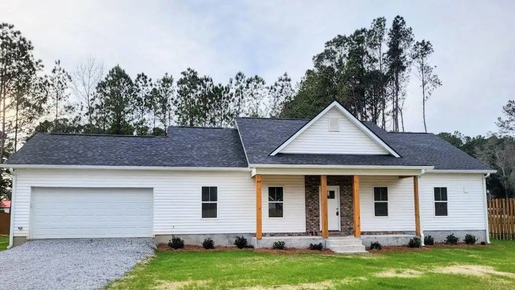 Front exterior of a new home in , Walterboro, SC, highlighting curb appeal (Image 1). Front exterior of a new home in , Walterboro, SC, highlighting curb appeal (Image 1).