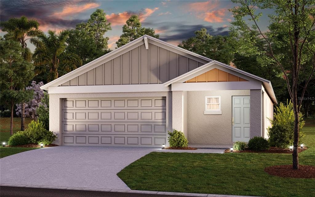 Front exterior of a new home in Scenic Terrace, Lake Hamilton, FL, highlighting curb appeal (Image 1). Front exterior of a new home in Scenic Terrace, Lake Hamilton, FL, highlighting curb appeal (Image 1).