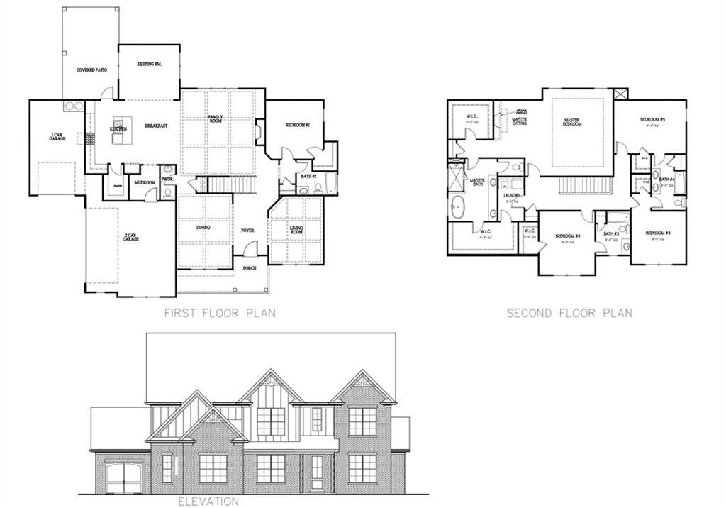 2D floor plan layout of this home in , Fairburn, GA (Image 1). 2D floor plan layout of this home in , Fairburn, GA (Image 1).