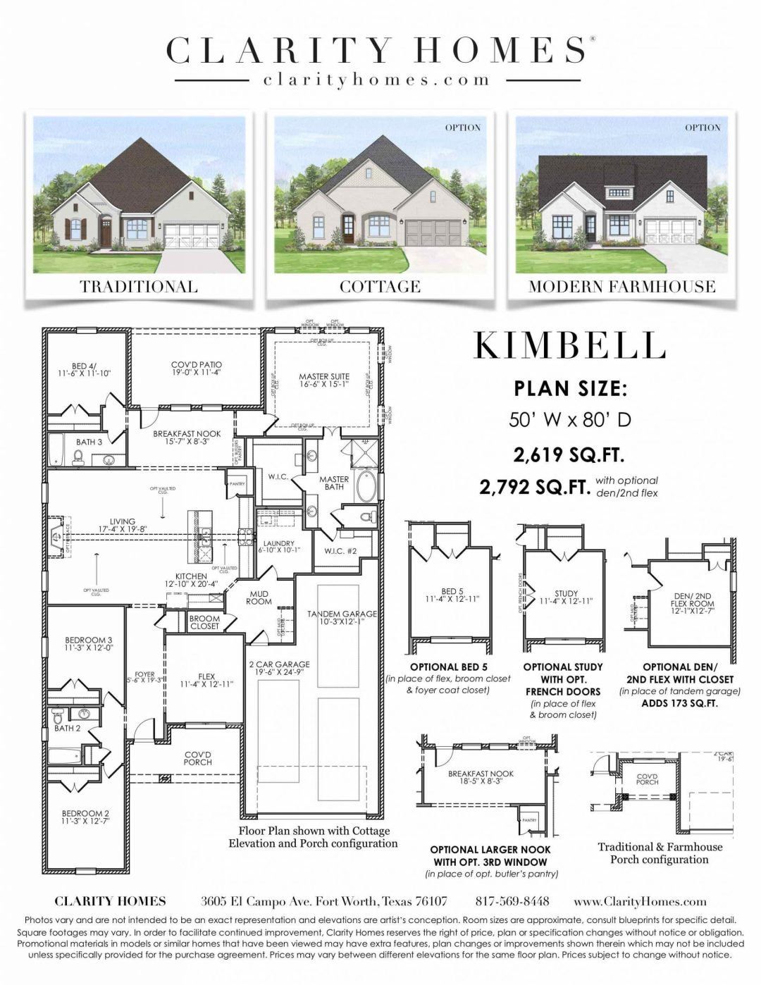 2D floor plan layout for the Kimbell by Clarity Homes in The Lakes At Park Of Aledo, Aledo, TX (Image 1). 2D floor plan layout for the Kimbell by Clarity Homes in The Lakes At Park Of Aledo, Aledo, TX (Image 1).