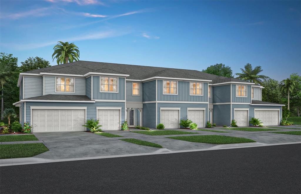 Front exterior of a new home in , Davenport, FL, highlighting curb appeal (Image 1). Front exterior of a new home in , Davenport, FL, highlighting curb appeal (Image 1).