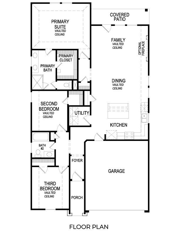 2D floor plan layout of this home in Parkside, Denton, TX (Image 1). 2D floor plan layout of this home in Parkside, Denton, TX (Image 1).