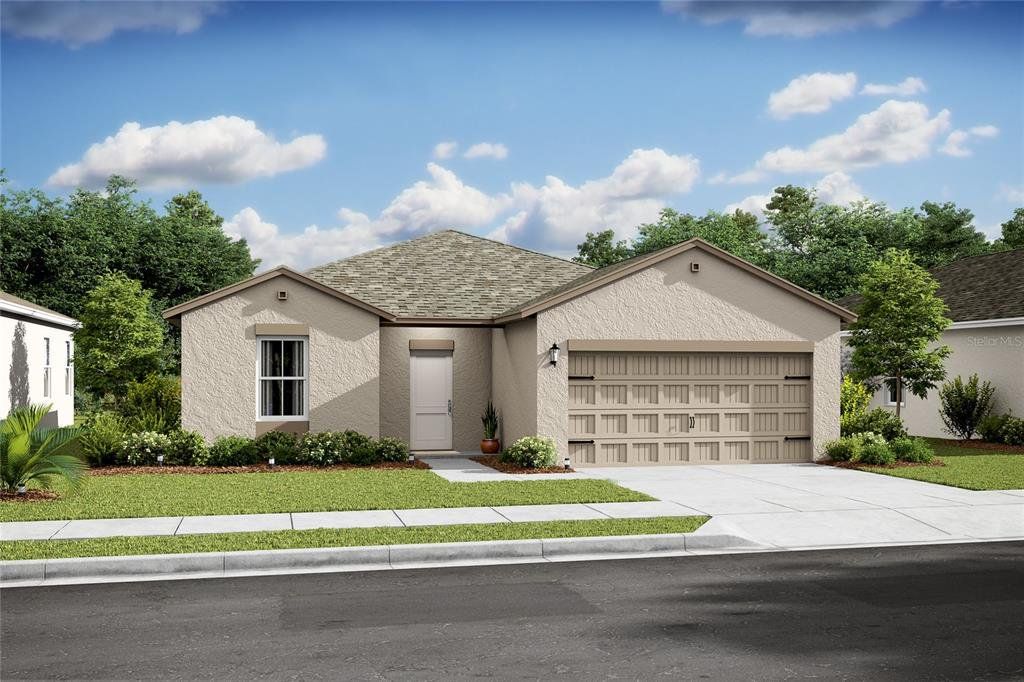 Front exterior of a new home in , Ocala, FL, highlighting curb appeal (Image 1). Front exterior of a new home in , Ocala, FL, highlighting curb appeal (Image 1).