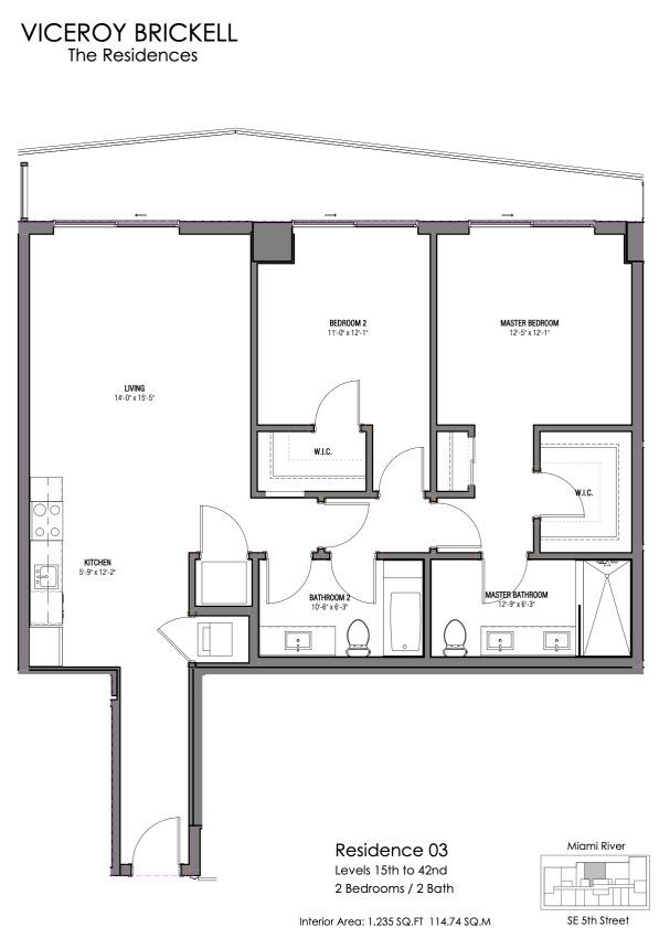 Image 1 representing the Residence 03 by Related Group in Viceroy Brickell Residences Miami, Miami, FL. Image 1 representing the Residence 03 by Related Group in Viceroy Brickell Residences Miami, Miami, FL.