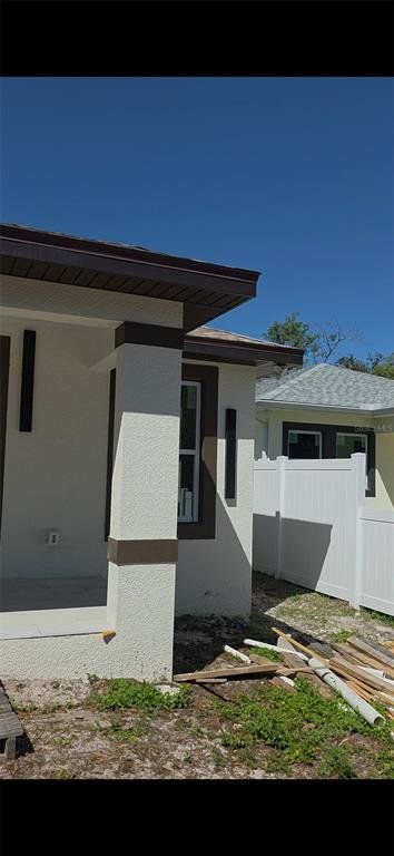 Exterior details and patio area of a home in , Tampa (Image 1). Exterior details and patio area of a home in , Tampa (Image 1).