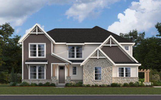 Representative exterior photo of a completed home built from the Pearson by Fischer Homes in Governor’s Preserve, Canton, GA (Image 1). Representative exterior photo of a completed home built from the Pearson by Fischer Homes in Governor’s Preserve, Canton, GA (Image 1).