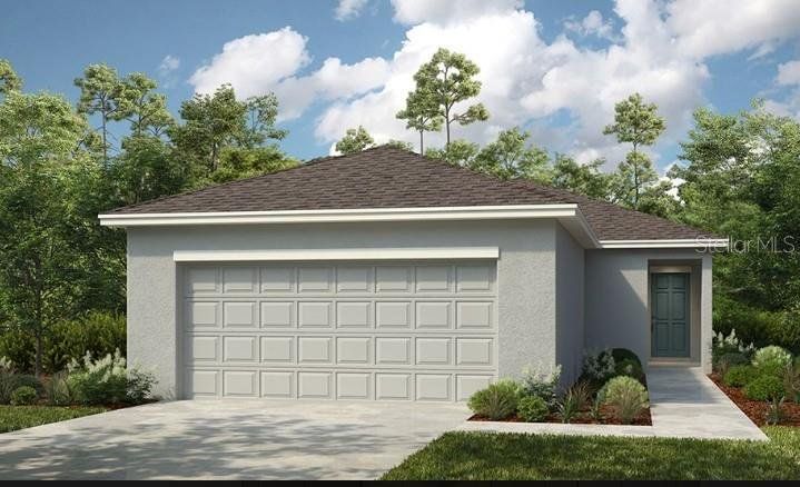 Front exterior of a new home in Coasterra Community Group Page, Palmetto, FL, highlighting curb appeal (Image 1). Front exterior of a new home in Coasterra Community Group Page, Palmetto, FL, highlighting curb appeal (Image 1).