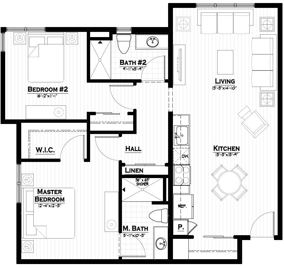 2D floor plan layout for the Cloudberry by Metropolitan Homes in Trailhead, Littleton, CO (Image 1).