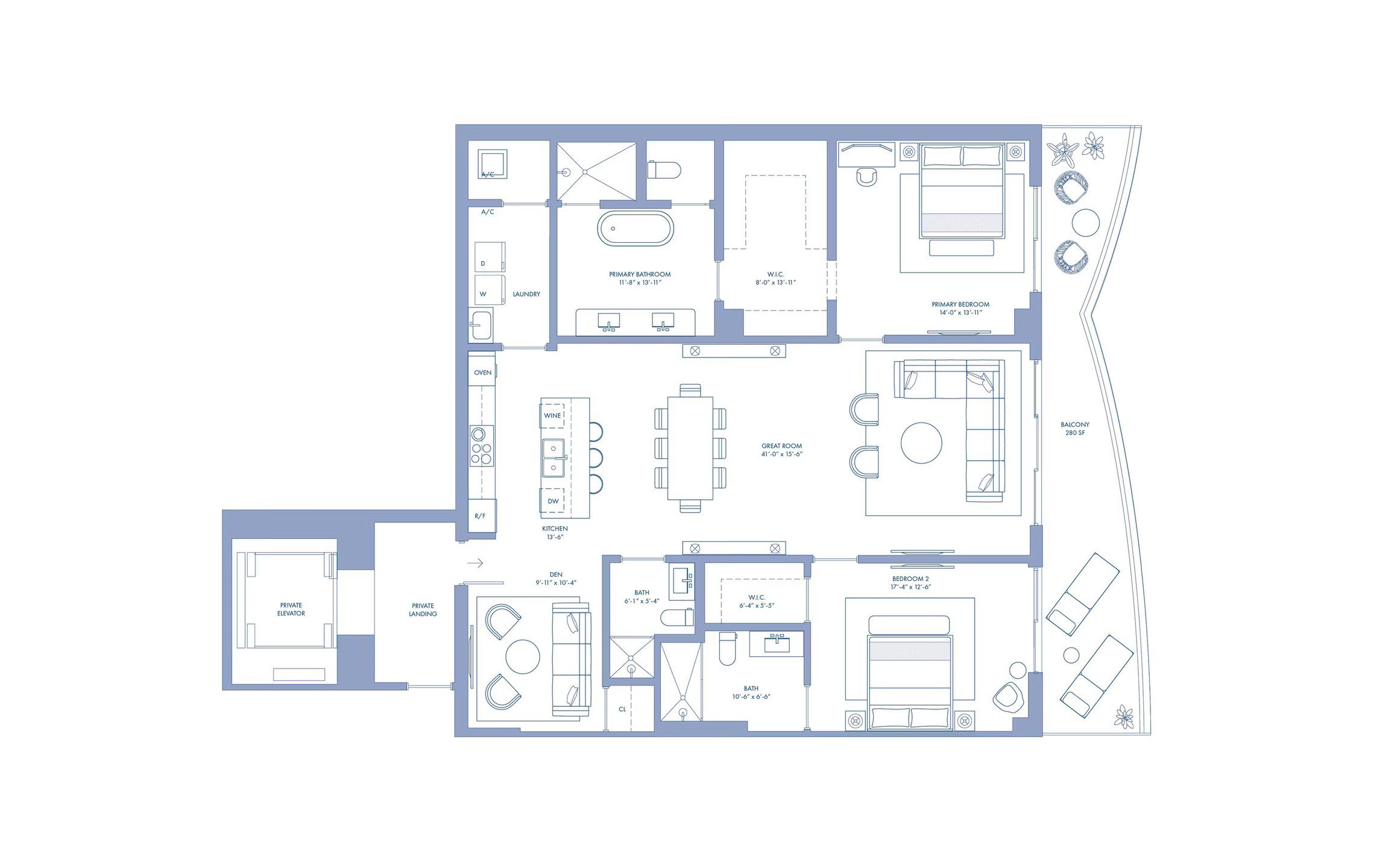 2D floor plan layout for the 03 Lvl 62-78 by Mast Capital in Cipriani Residences Miami, Miami, FL (Image 1). 2D floor plan layout for the 03 Lvl 62-78 by Mast Capital in Cipriani Residences Miami, Miami, FL (Image 1).