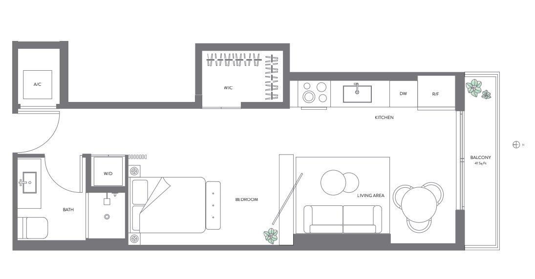 2D floor plan layout for the Residence 03 by Property Markets Group in The Elser Hotel & Residences, Miami, FL (Image 1). 2D floor plan layout for the Residence 03 by Property Markets Group in The Elser Hotel & Residences, Miami, FL (Image 1).