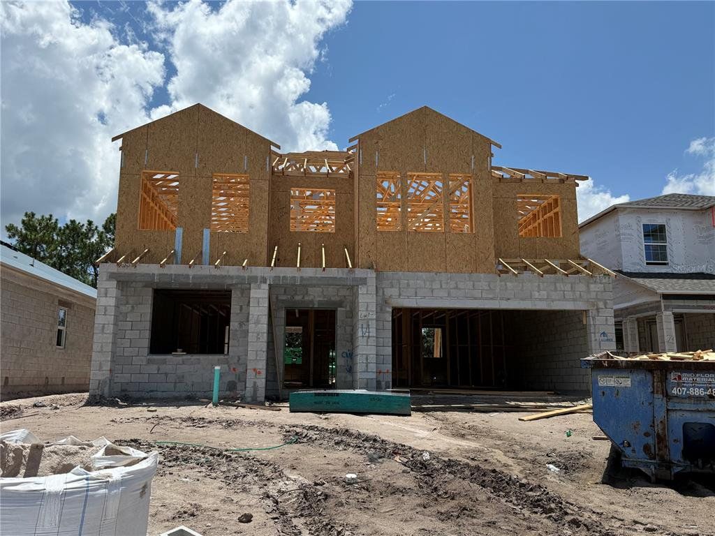 In-progress construction of a new home in Eden at Crossprairie, St. Cloud, FL (Image 1). In-progress construction of a new home in Eden at Crossprairie, St. Cloud, FL (Image 1).
