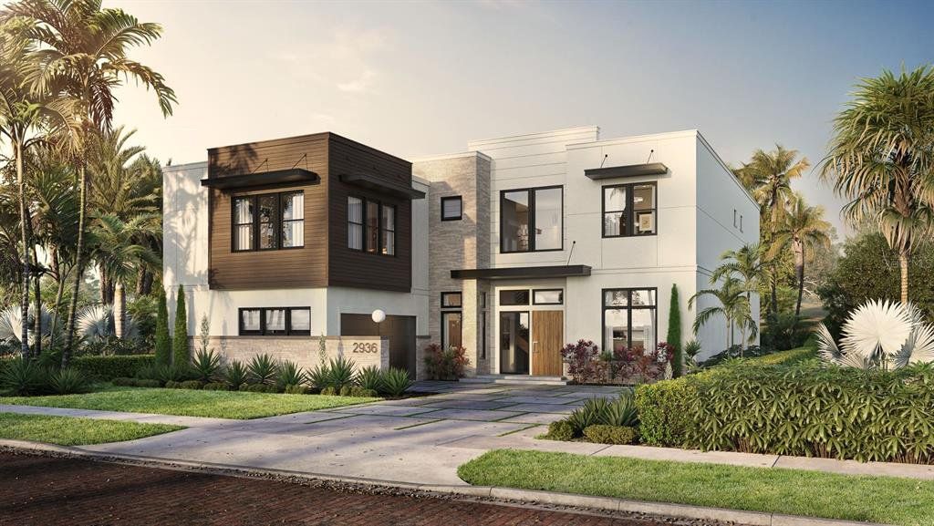 Front exterior of a new home in , Tampa, FL, highlighting curb appeal (Image 1). Front exterior of a new home in , Tampa, FL, highlighting curb appeal (Image 1).