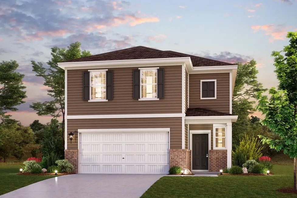 Representative exterior photo of a completed home built from the Mitchell by Century Communities in Cedar Hollow, Hickory, NC (Image 1). Representative exterior photo of a completed home built from the Mitchell by Century Communities in Cedar Hollow, Hickory, NC (Image 1).
