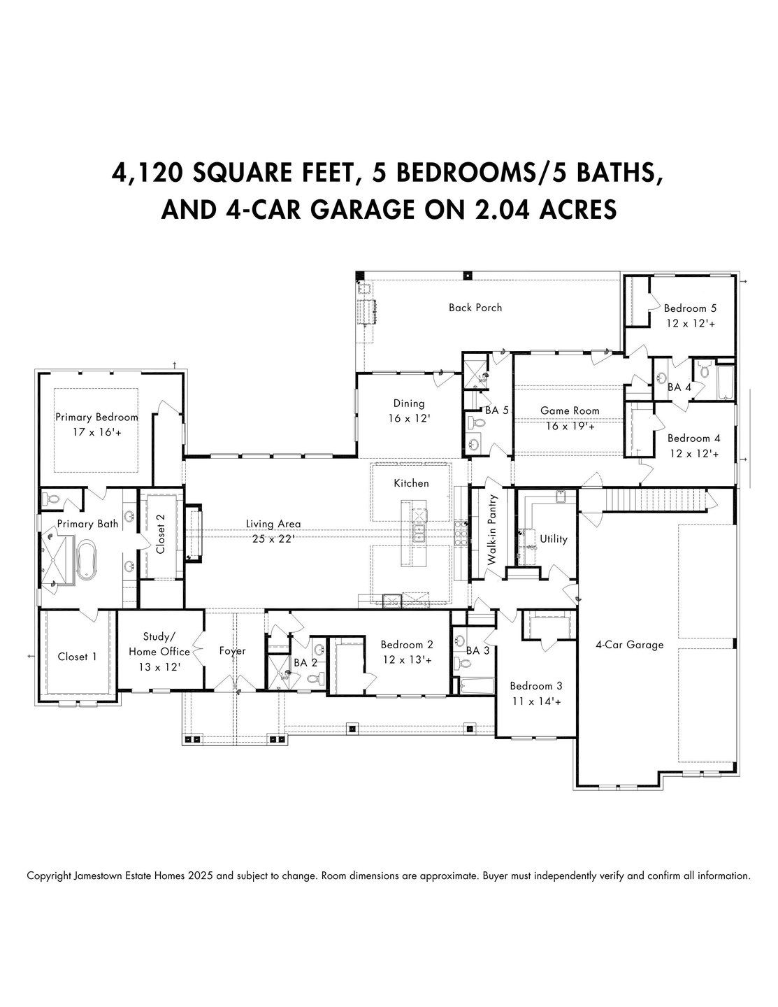 2D floor plan layout of this home in Republic Grand Ranch, Willis, TX (Image 1). 2D floor plan layout of this home in Republic Grand Ranch, Willis, TX (Image 1).