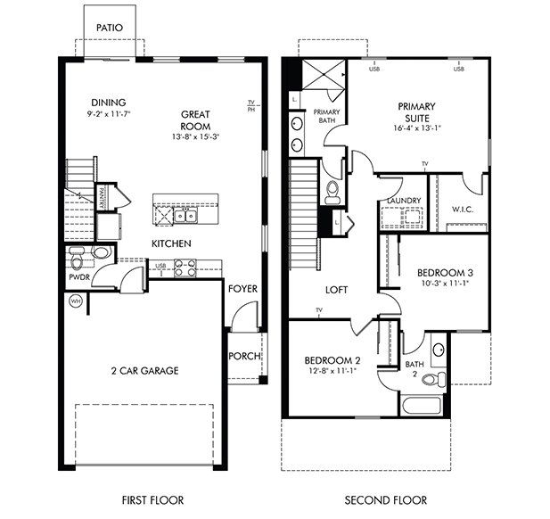2D floor plan layout of this home in Cagan Crossings West, Clermont, FL (Image 1). 2D floor plan layout of this home in Cagan Crossings West, Clermont, FL (Image 1).