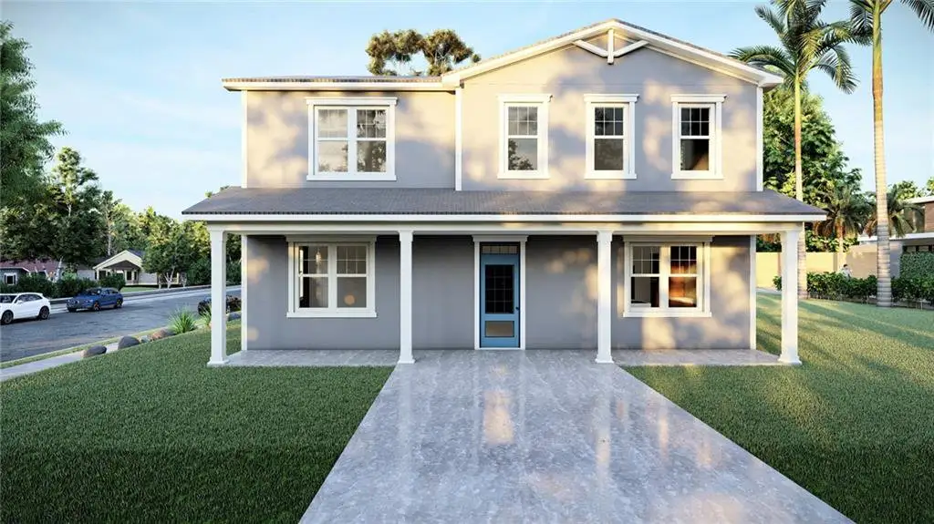 Front exterior of a new home in , Stockbridge, GA, highlighting curb appeal (Image 1). Front exterior of a new home in , Stockbridge, GA, highlighting curb appeal (Image 1).