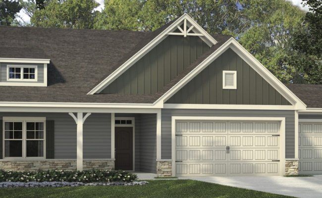 Representative exterior photo of a completed home built from the The James by Westan Homes in Ashcroft, Clayton, NC (Image 1).