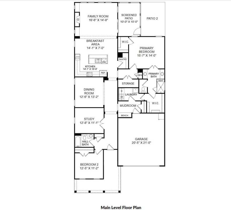 2D floor plan layout of this home in Falls Village, Durham, NC (Image 1). 2D floor plan layout of this home in Falls Village, Durham, NC (Image 1).