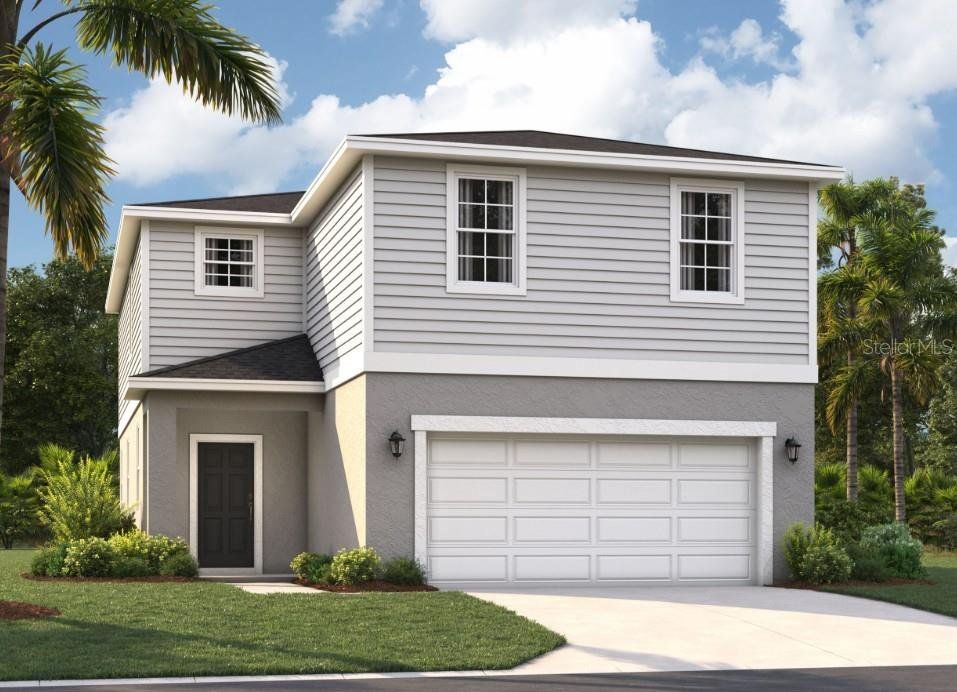 Front exterior of a new home in Avalon Park Tavares Single Family Homes, Tavares, FL, highlighting curb appeal (Image 1).