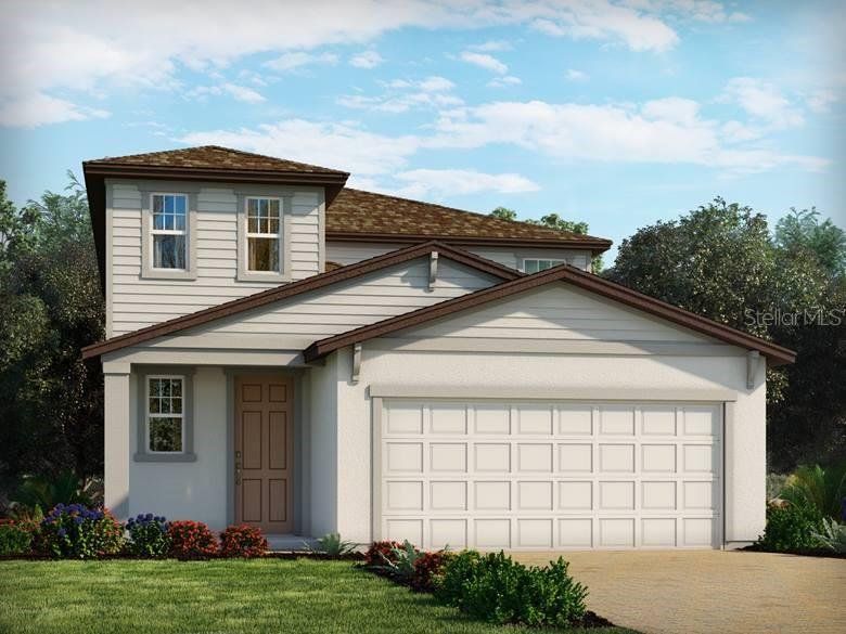 Front exterior of a new home in Villamar - Classic Series, Winter Haven, FL, highlighting curb appeal (Image 1).