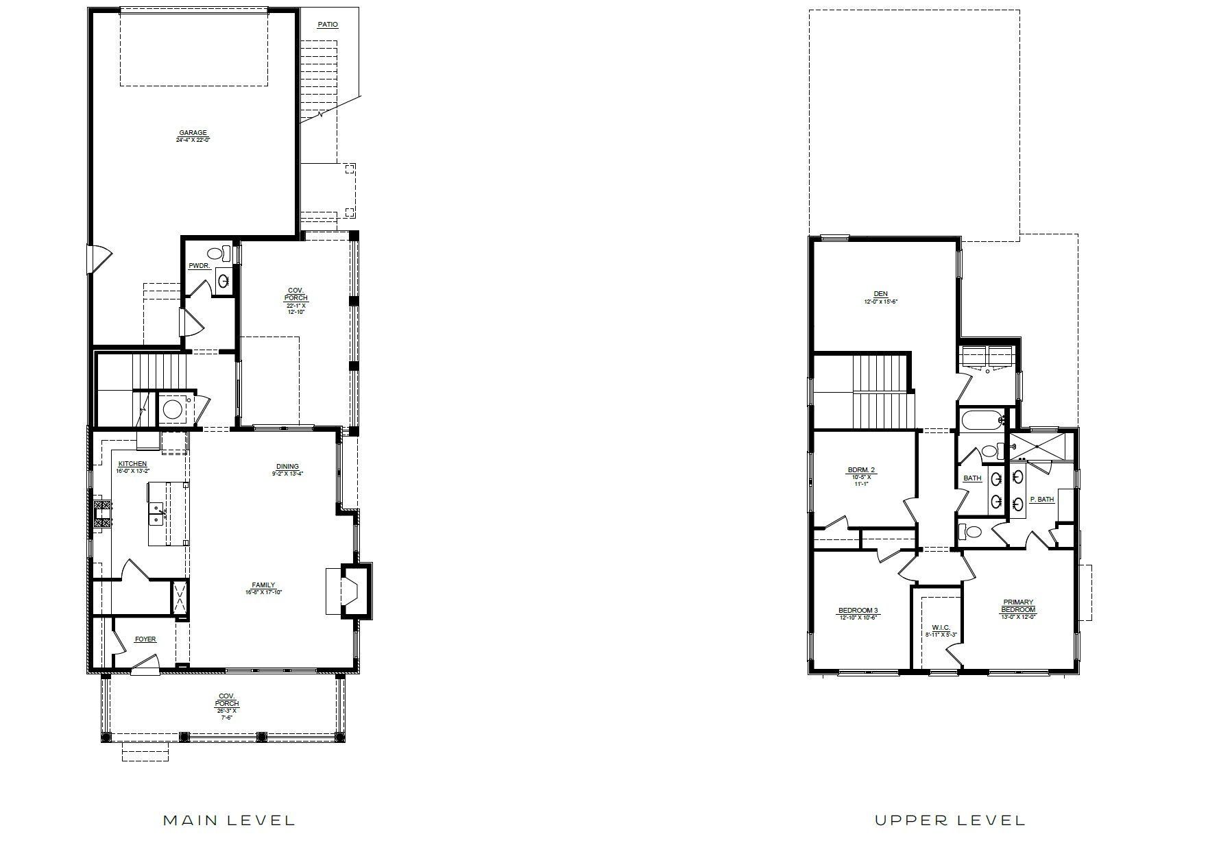 2D floor plan layout for the Franklin Series- Abbott by SLC Homes in Westerly, Erie, CO (Image 1). 2D floor plan layout for the Franklin Series- Abbott by SLC Homes in Westerly, Erie, CO (Image 1).