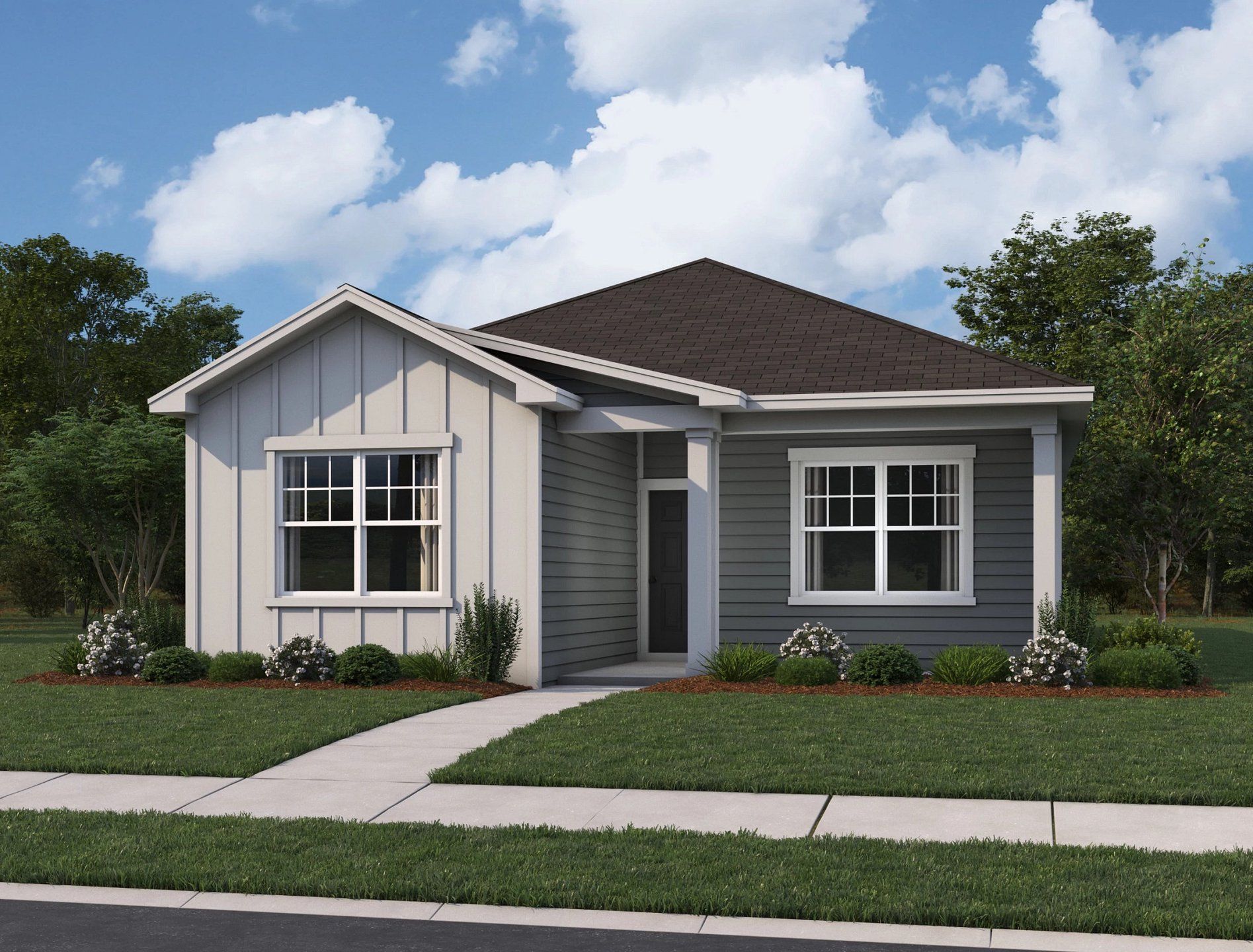 Representative exterior photo of a completed home built from the Mercury by Starlight Homes in Castlewood South, Taylor, TX (Image 1).