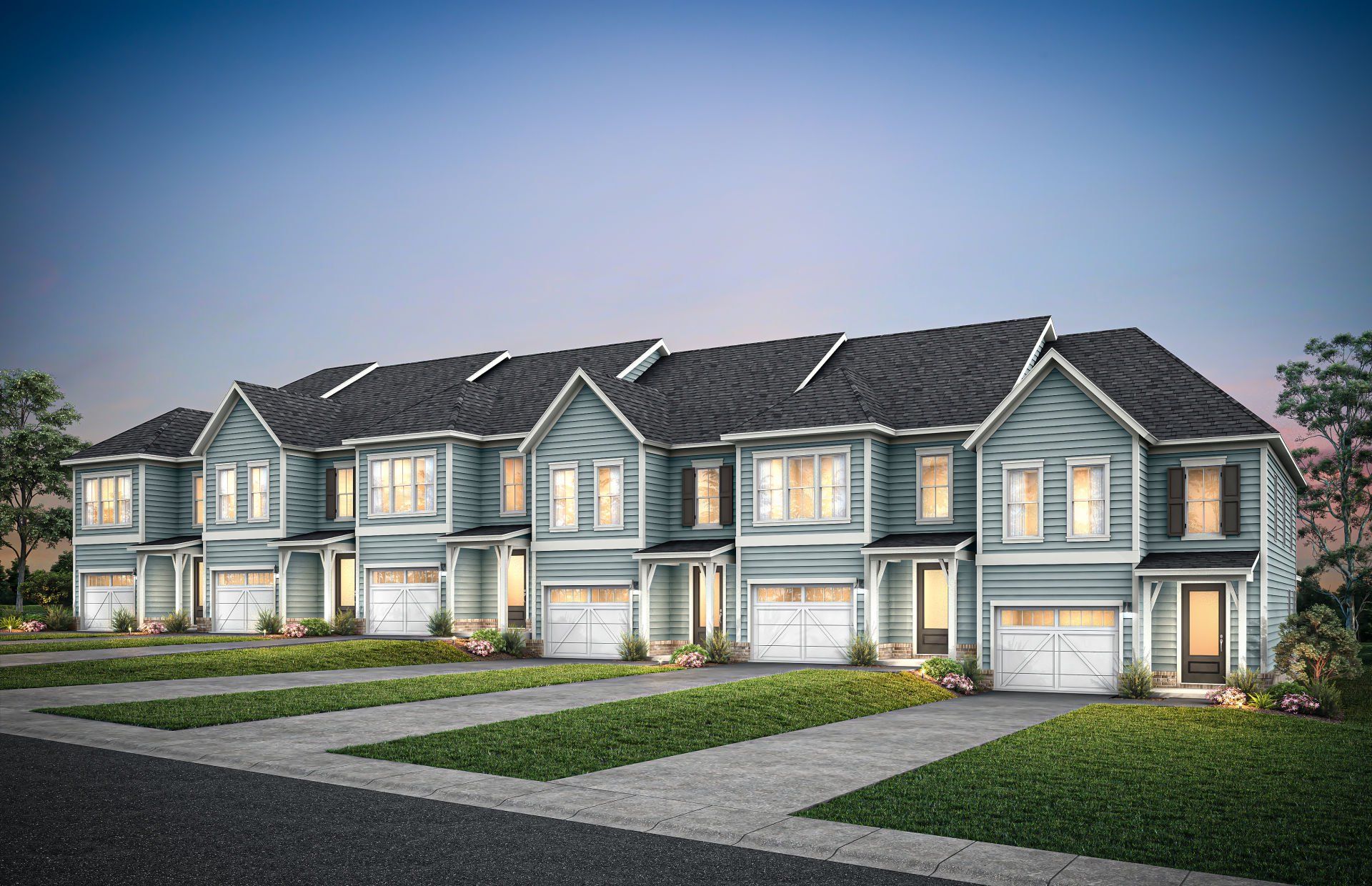 Front exterior of a new home in Alston Park, Greenville, SC, highlighting curb appeal (Image 1). Front exterior of a new home in Alston Park, Greenville, SC, highlighting curb appeal (Image 1).